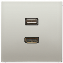 Розетка HDMI/USB Jung MAES1163