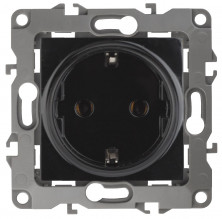 Розетка 2P+E Schuko со шторками Эра 12-2102-06 Б0014692