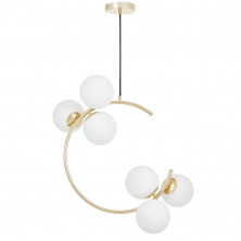 Подвесная люстра Lumina Deco Bonio LDP 7031-6 F.GD