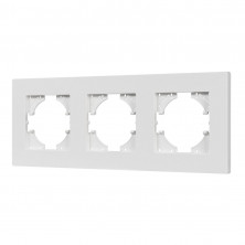 Рамка на 3 поста пластиковая Arlight FRM-PERIO-PL-3-WH 049754
