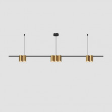 Подвесной светильник Denkirs Orbit DK4063-BK+SG