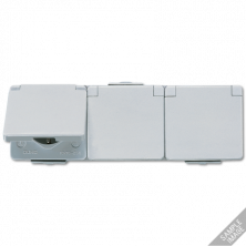 Розетка штепсельная Schuko Jung 623NAW