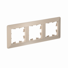 Рамка Systeme Electric  AtlasDesign Air 3-ая, цвет песочный, ATN221203