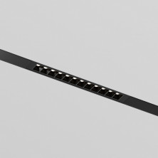 Трековый однофазный светильник Denkirs Simple Grill DK8101-BK