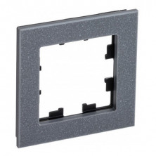 Рамка Systeme Electric Atlas Design Nature на 1 пост, айс грей ATN343201