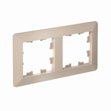 Рамка Systeme Electric AtlasDesign Air 2-ая, цвет песочный, ATN221202