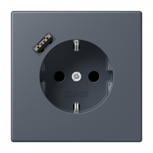 Розетка 2K+З USB Typ A Jung LC1520-18A262
