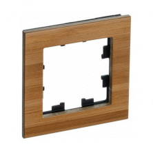 Рамка Systeme Electric Atlas Design Nature на 1 пост, бамбук ATN353201