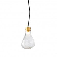 Подвесной светильник Delight Collection KR1197 KR1197P-1 brass/clear