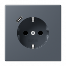 Розетка 2K+З USB Typ C Jung LC1520-18C262