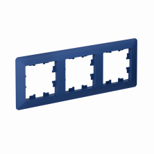 Рамка Systeme Electric AtlasDesign Air 3-ая, цвет аквамарин, ATN221103