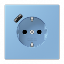 Розетка 2K+З USB Typ A Jung LC1520-18A256