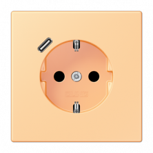 Розетка 2K+З USB Typ C Jung LC1520-18C258