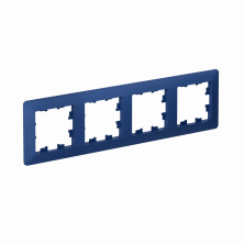 Рамка Systeme Electric AtlasDesign Air 4-ая, цвет аквамарин, ATN221104