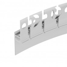Алюминиевый профиль Arlight PLINTUS-FANTOM-BENT-H20-SIDE-2000 WHITE 043674(1)