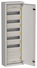 Корпус металлический ЩРн-72 (1х72) 960х310х140мм TITAN 5 IP31 серый (одна дверь) IEK TI5-50-N-072-31-7035