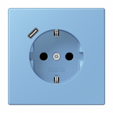 Розетка 2K+З USB Typ C Jung LC1520-18C256