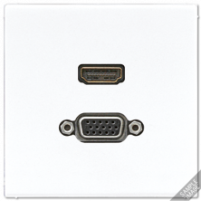 Розетка HDMI/VGA Jung MALS1173