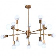 Люстра на штанге Natali Kovaltseva LOFT LUX 75130/12C GOLD