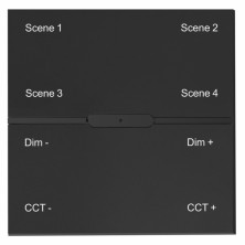 Смарт выключатель проводной iLedex Vision INN SP 48V-4-BK