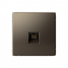 Розетка Schneider Electric Art Gallery RJ-45 кат. 6a, Мокко GAL000686
