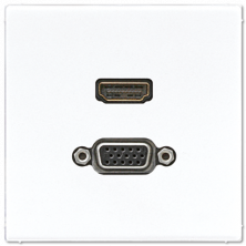 Розетка HDMI/VGA Jung MALS1173WW
