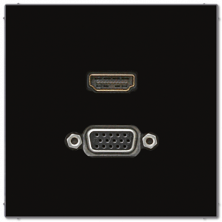Розетка HDMI/VGA Jung MALS1173SW