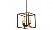 Подвесная люстра Lumina Deco Waldorf LDP 1140-4 BK+MD