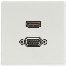 Розетка HDMI/VGA Jung MALS1173LG