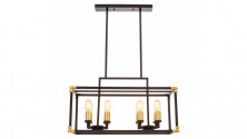 Подвесная люстра Lumina Deco Waldorf LDP 1140-8 BK+MD