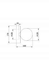 Настенный светильник (бра) Freya FR5391WL-01BS