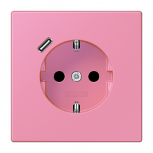 Розетка 2K+З USB Typ C Jung LC1520-18C246