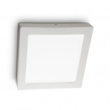 Настенно-потолочный светодиодный светильник Ideal Lux Universal 24W Square Bianco 138657