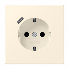 Розетка 2K+З USB Typ C Jung LC1520-18C245