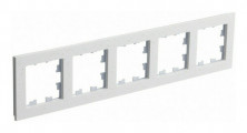 Рамка Systeme Electric Atlas Design Nature на 5 поста, крем роял ATN343105