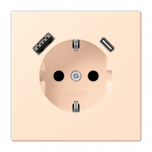 Розетка 2K+З USB Typ AC Jung LC1520-15CA238