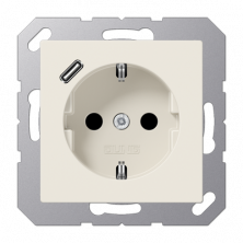 Розетка 2K+З USB Typ C Jung A1520-18C