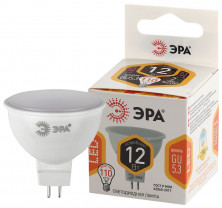 Лампа светодиодная Эра GU5.3 12W 2700K LED MR16-12W-827-GU5.3 Б0040887