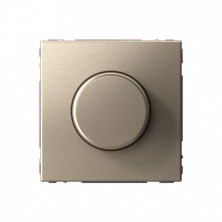 Светорегулятор (диммер) поворотно-нажимной LED, RC, 400 Вт Schneider Electric Art Gallery Шампань GAL000523