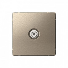 Розетка TV 1DB Schneider Electric Art Gallery оконечная, Шампань GAL000591