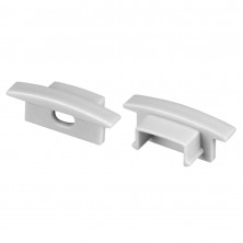 Заглушка Arlight LINE-2308-F SILVER с отверстием 054383