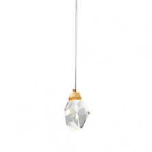 Подвесной светильник Delight Collection Crystal rock II 9701P/1 brass