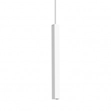 Подвесной светодиодный светильник Ideal Lux Ultrathin SP1 Small Square Bianco 194189