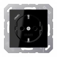 Розетка 2K+З USB Typ C Jung A1520-18CSW