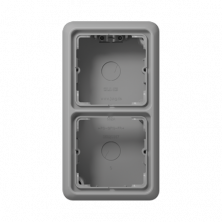 Коробка двухместная Jung CD582AGR