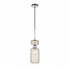 Подвесной светильник Escada Gloss 1141/1S Chrome/Beige
