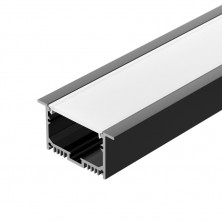 Алюминиевый профиль Arlight с экраном SL-LINIA62-F-2500 BLACK+OPAL 036307