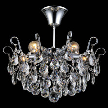 Люстра на штанге Natali Kovaltseva HAPPY DIAMONDS I 11546/5C CHROME