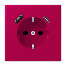Розетка 2K+З USB Typ AC Jung LC1520-15CA230