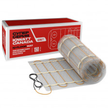 Тонкий самоклеящийся греющий мат 150 Вт/м.кв - 1,5м² IQ FLOOR MAT 00103 IQWATT